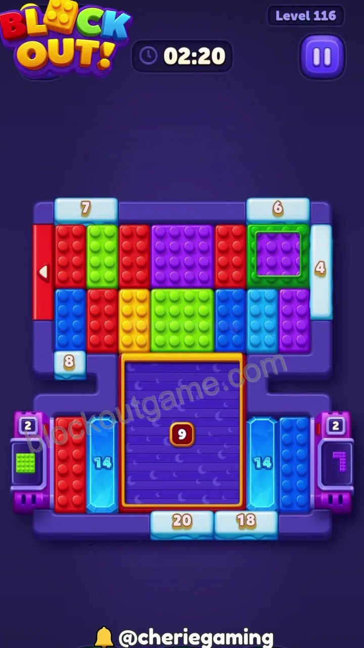 Block Out Level 116 walkthrough preview