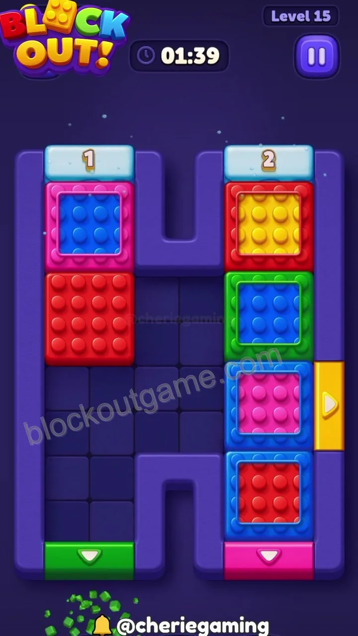 Block Out Level 15 step 6