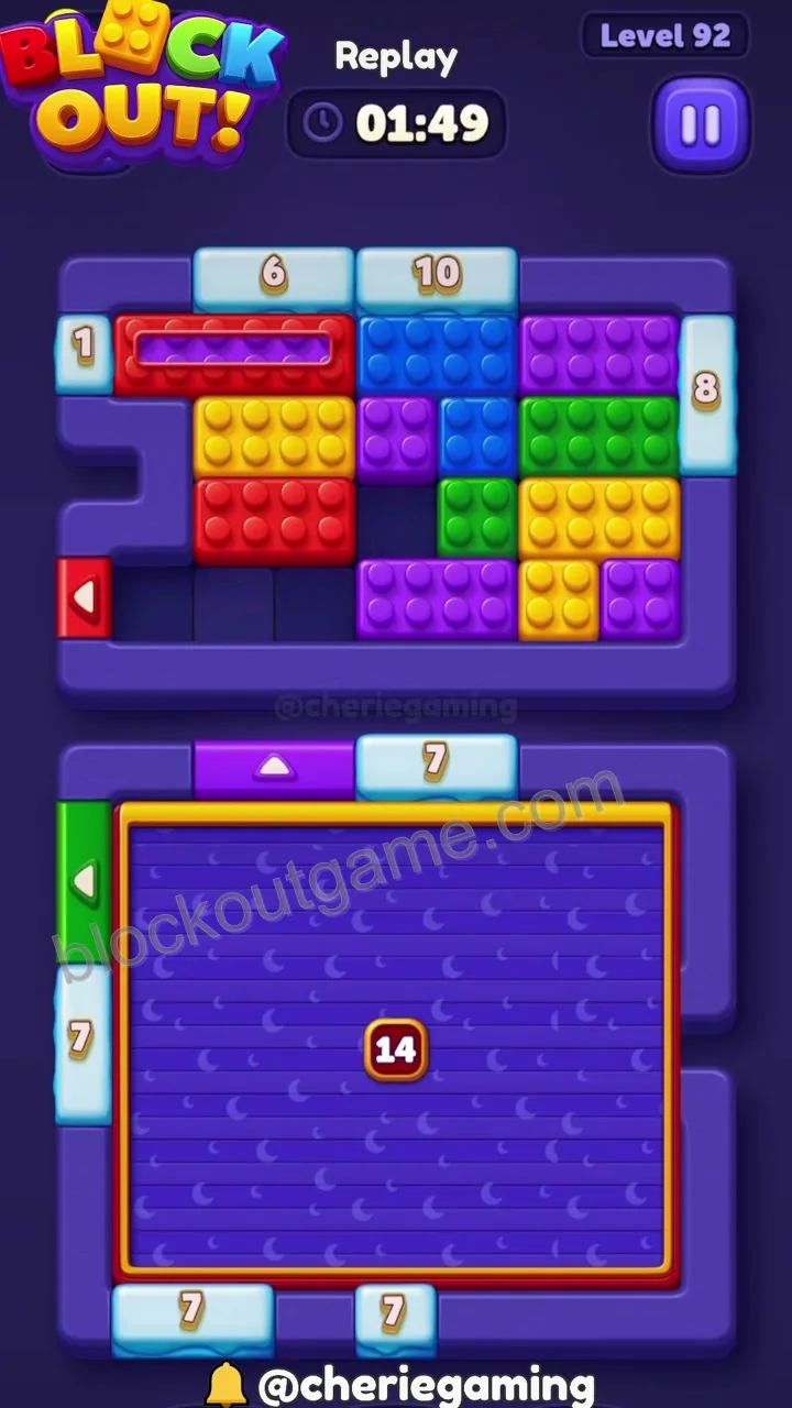 Block Out Level 92 step 7