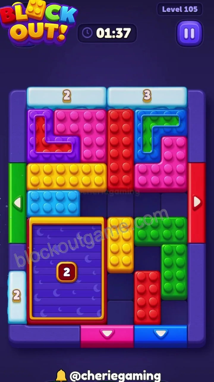 Block Out Level 105 step 4