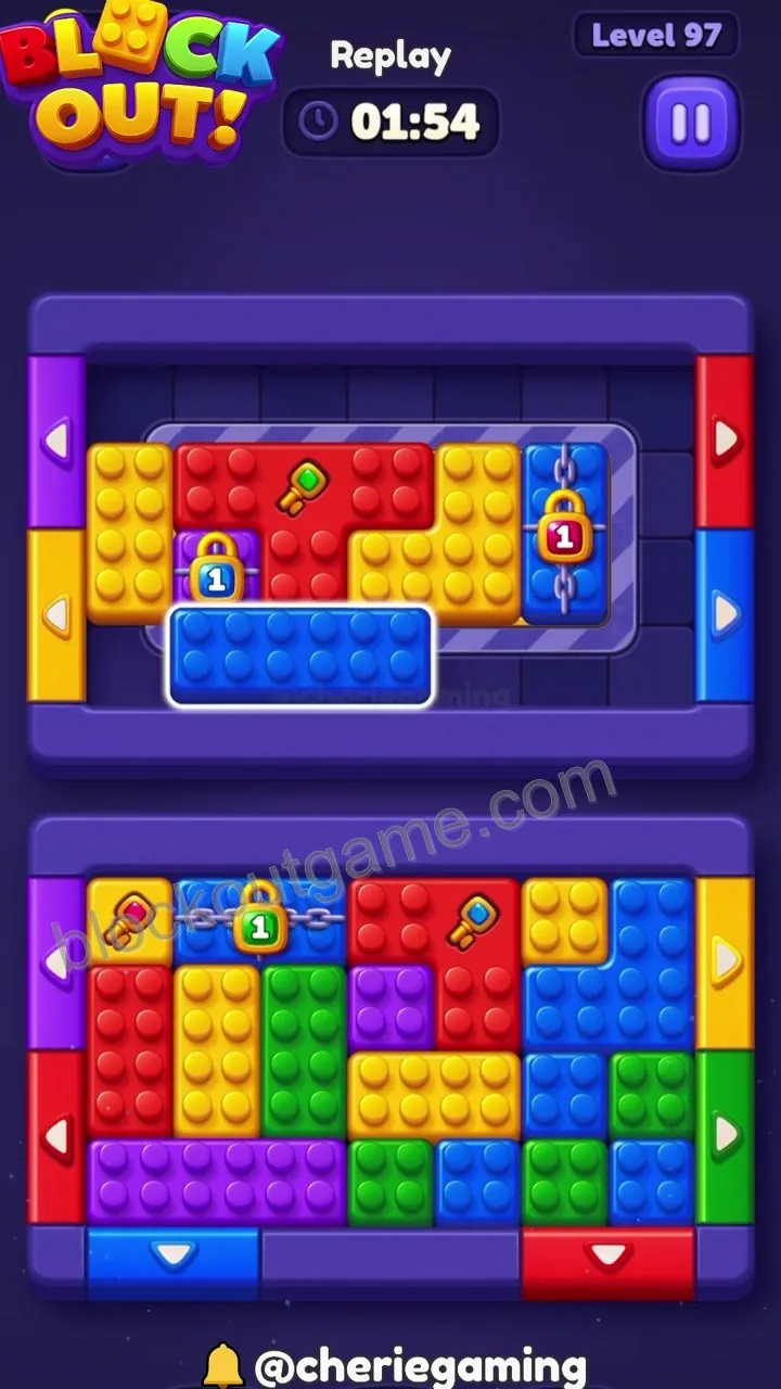 Block Out Level 97 step 7