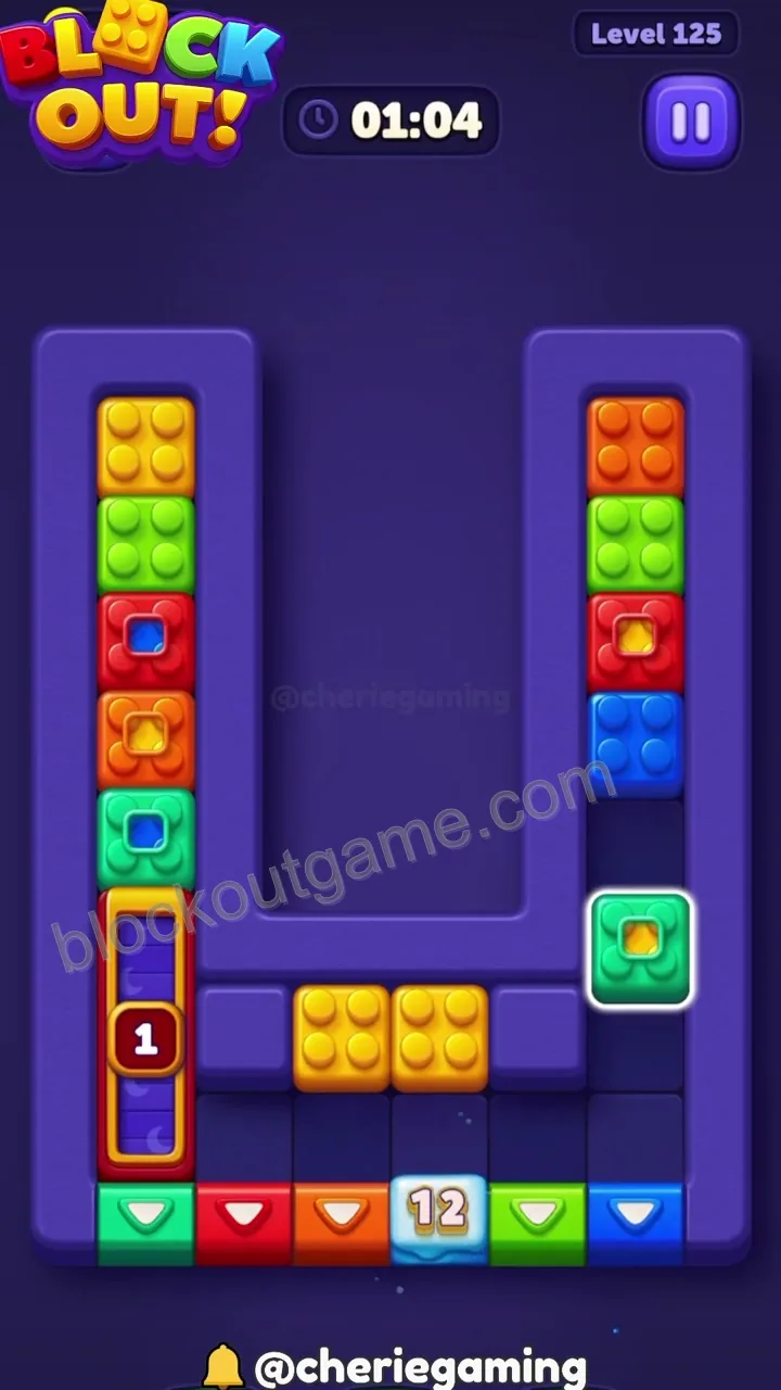 Block Out Level 125 step 5