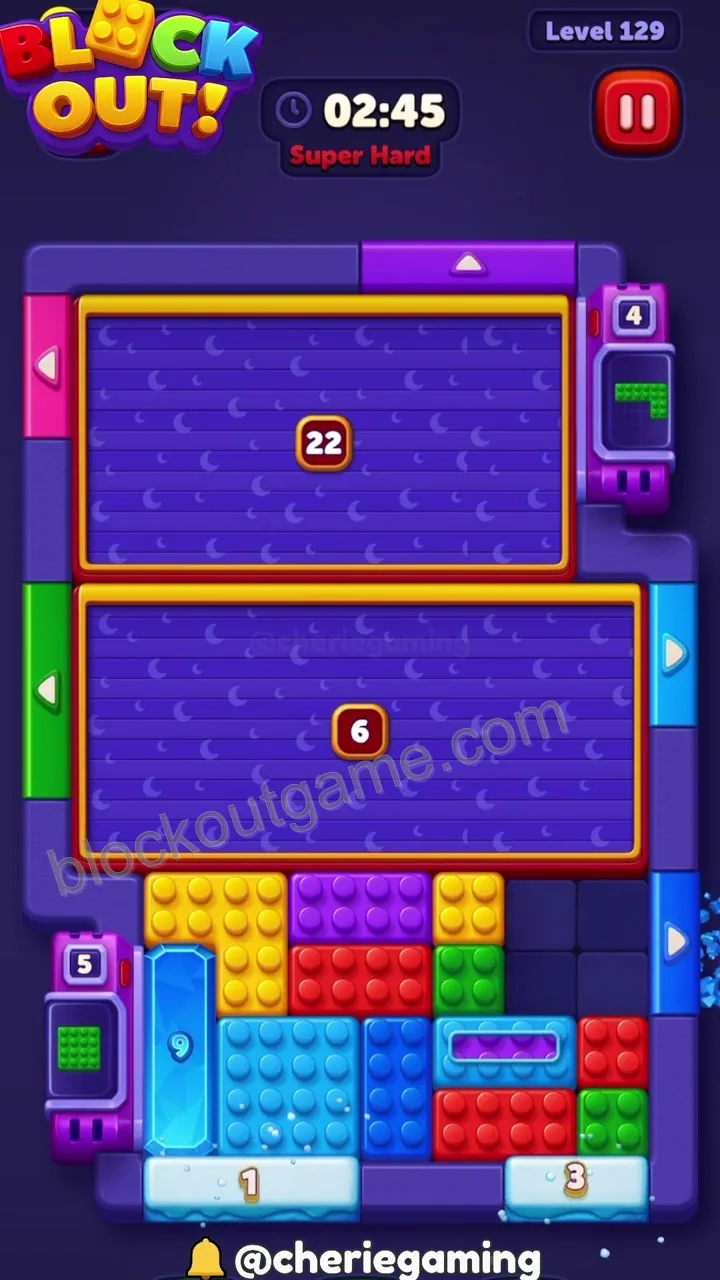 Block Out Level 129 step 2