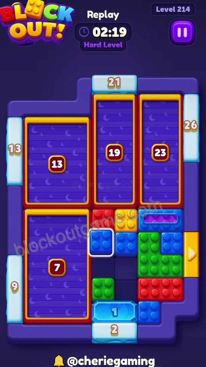 Block Out Level 214 step 7