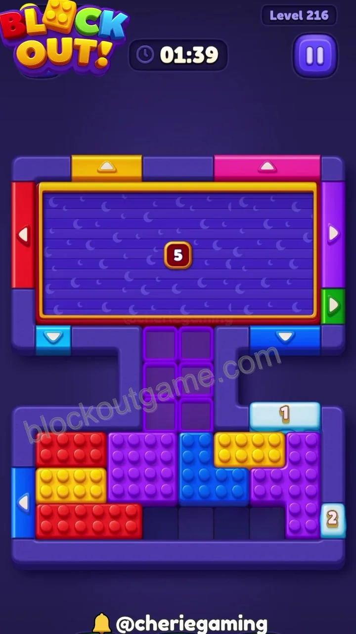 Block Out Level 216 step 3