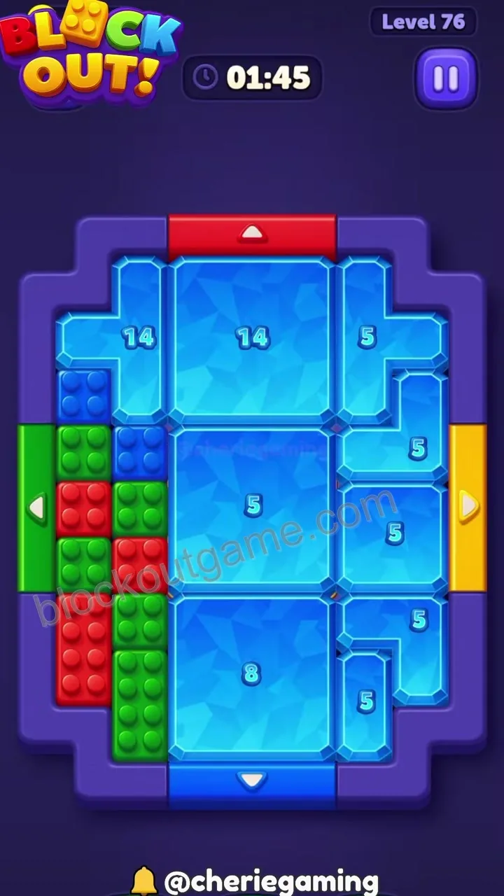 Block Out Level 76 walkthrough preview