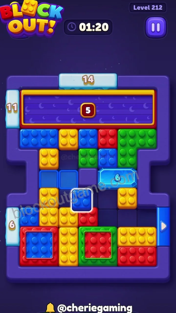Block Out Level 212 step 4