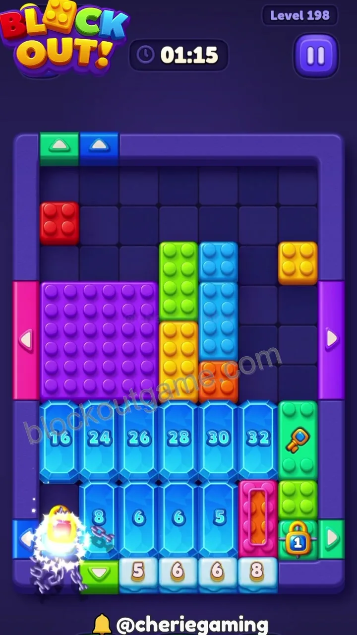 Block Out Level 198 step 6