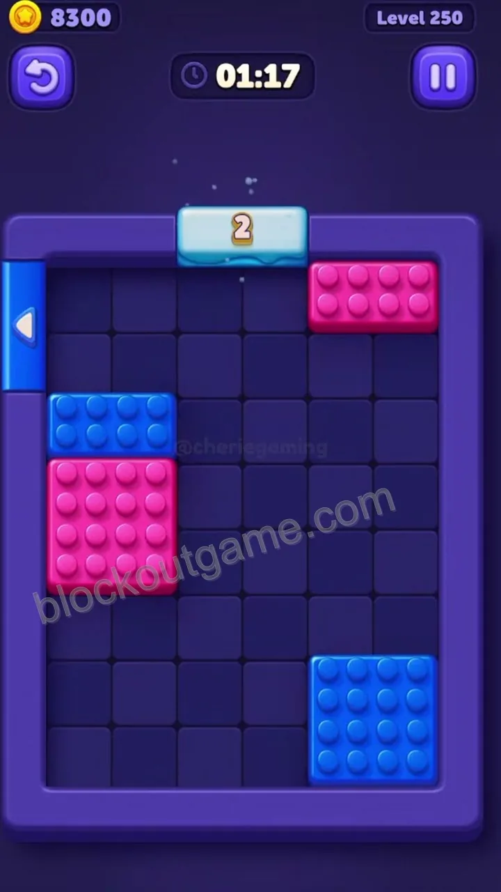 Block Out Level 250 step 7