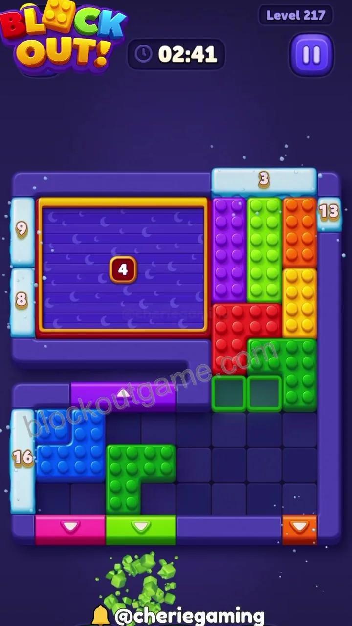Block Out Level 217 step 4