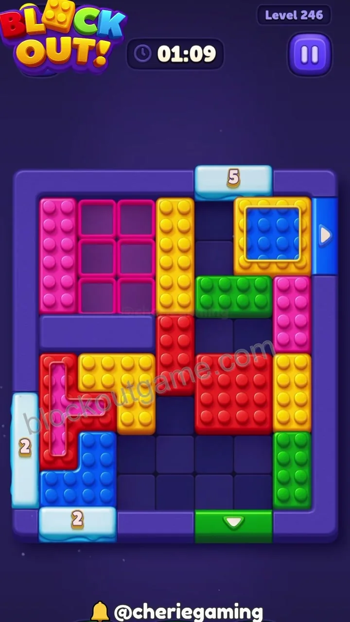 Block Out Level 246 step 6