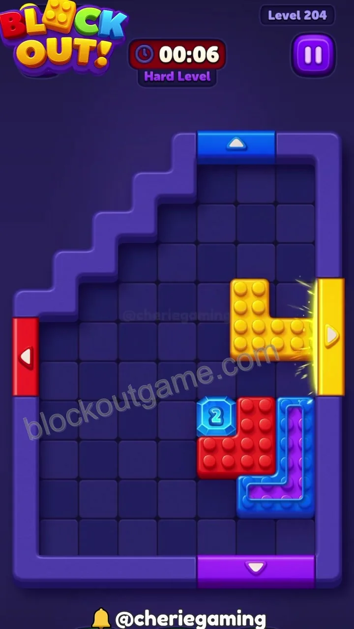 Block Out Level 204 step 6