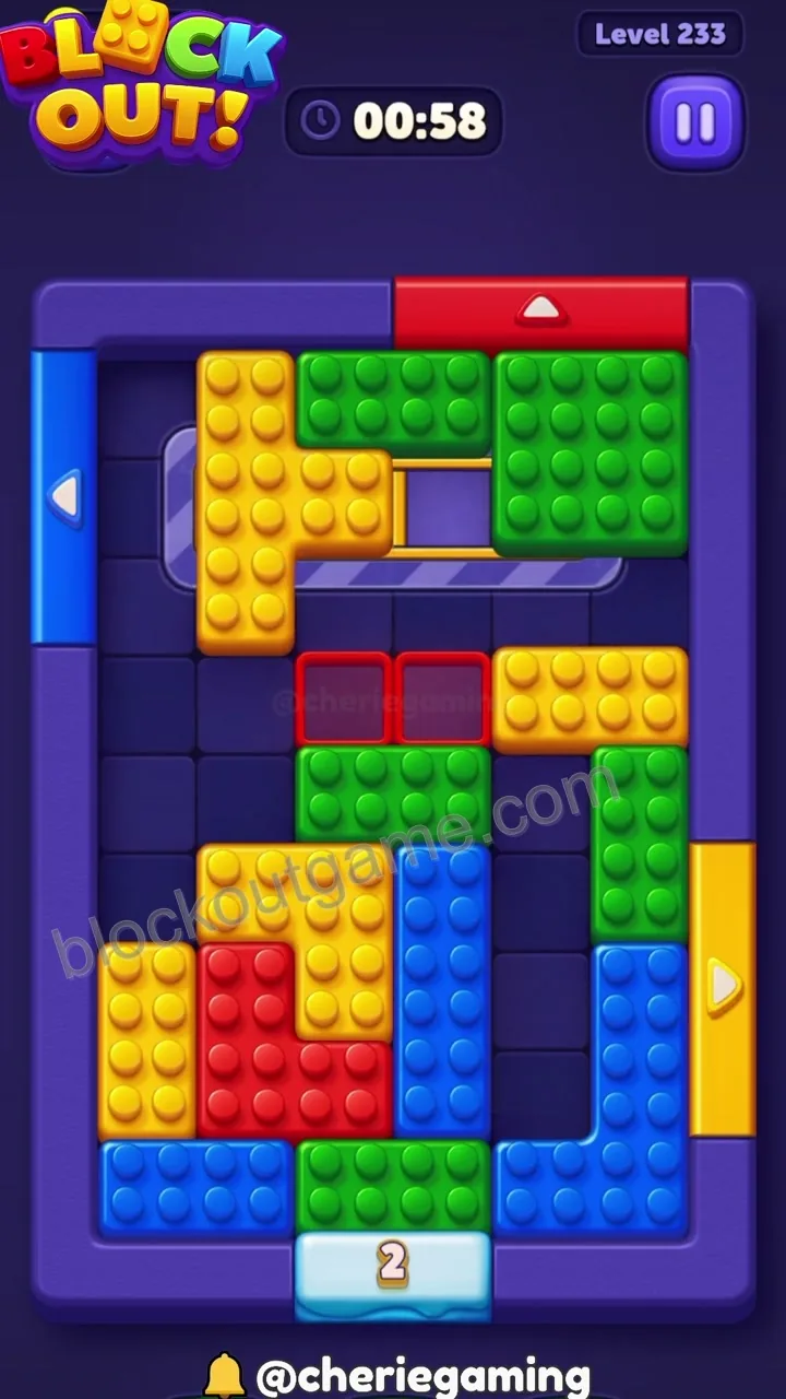 Block Out Level 233 step 6