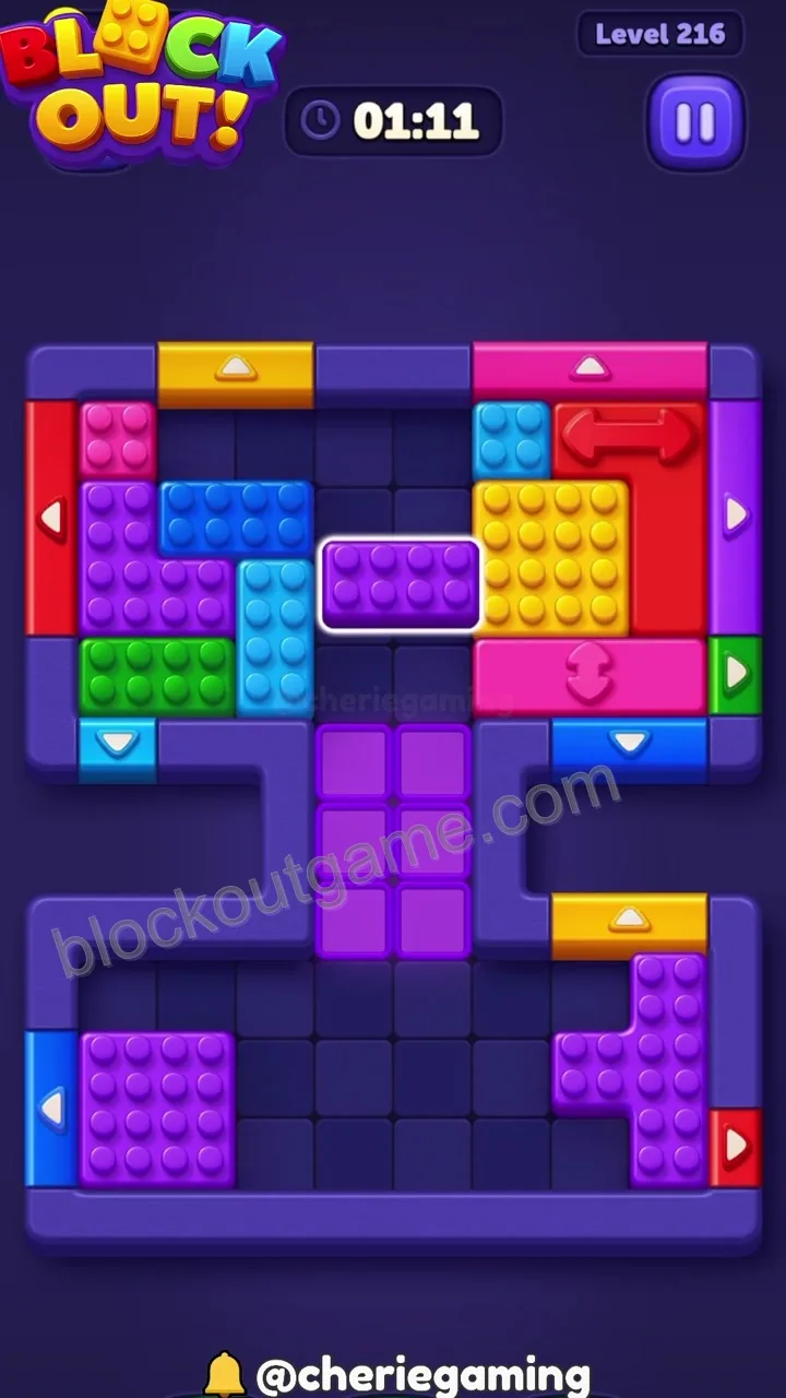 Block Out Level 216 step 7