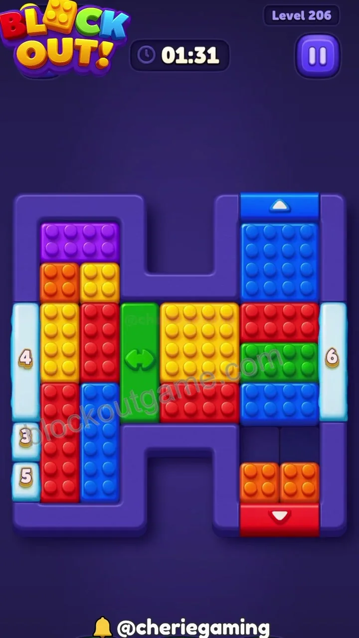 Block Out Level 206 step 3