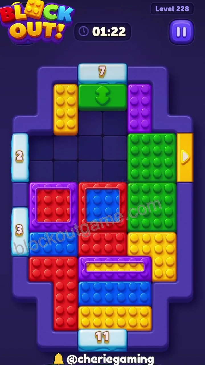 Block Out Level 228 step 3
