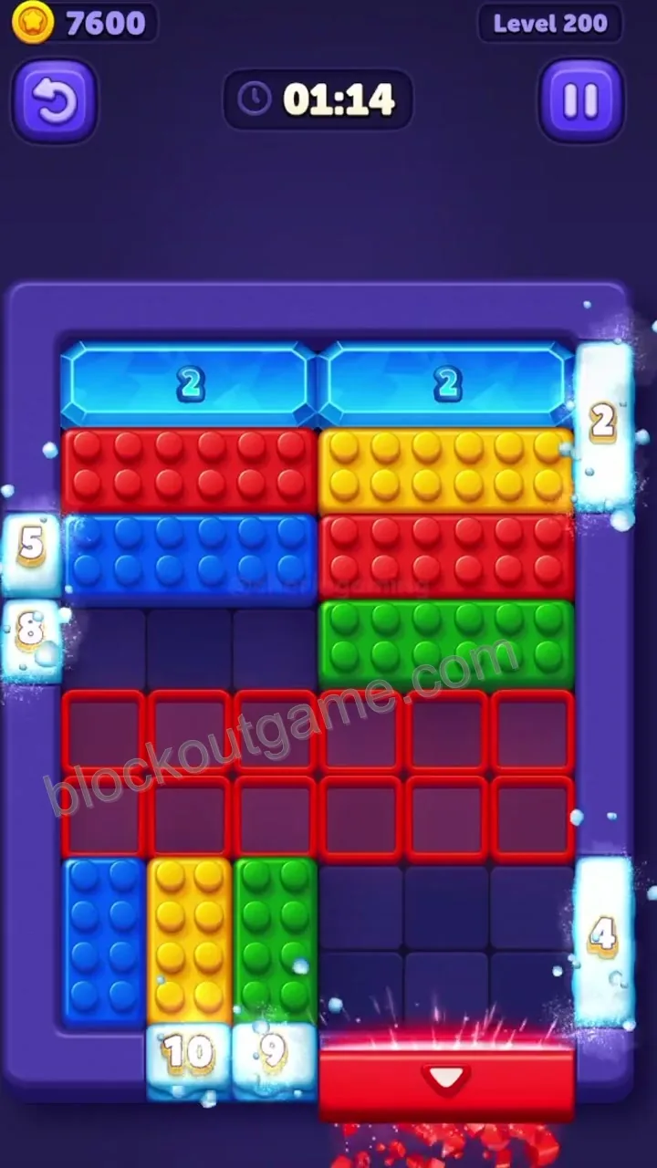 Block Out Level 200 step 2