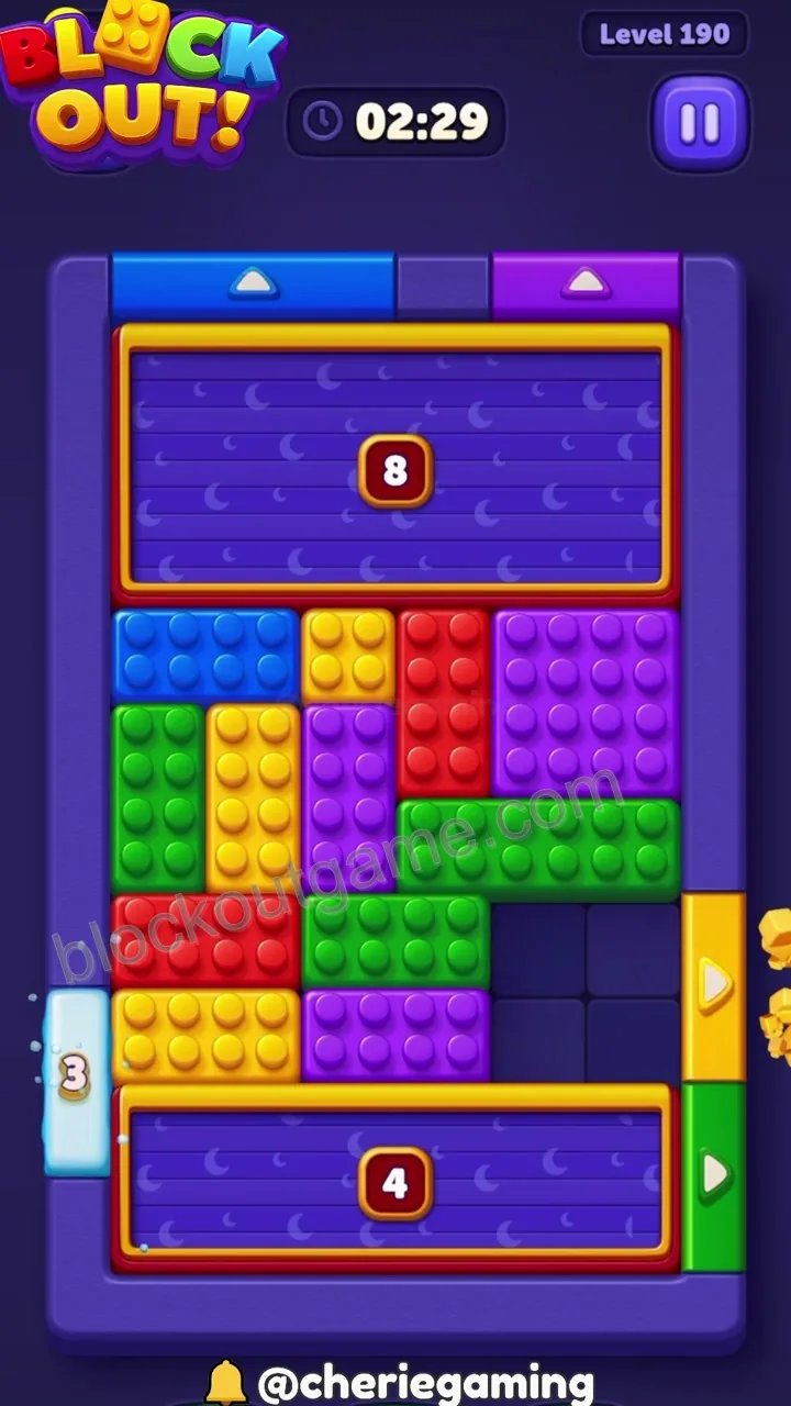 Block Out Level 190 step 2