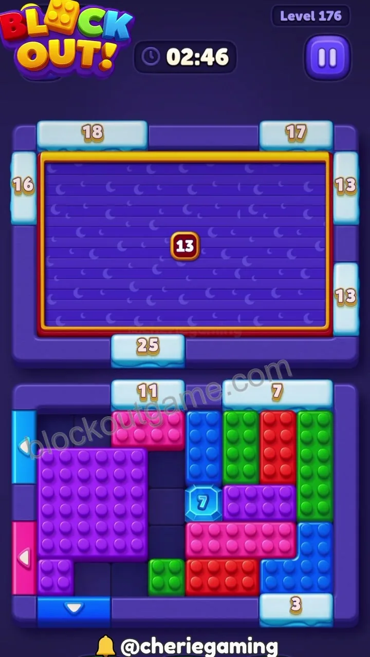 Block Out Level 176 step 3