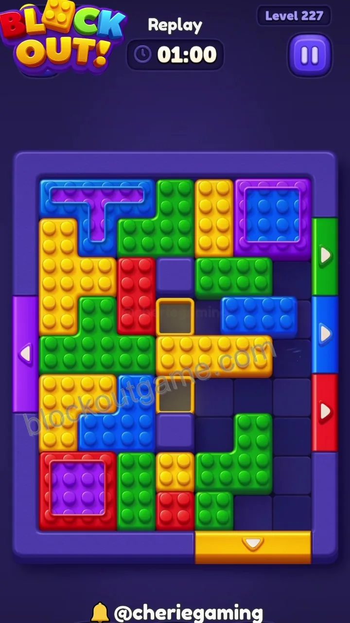 Block Out Level 227 step 7