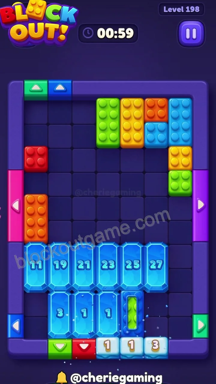Block Out Level 198 step 7