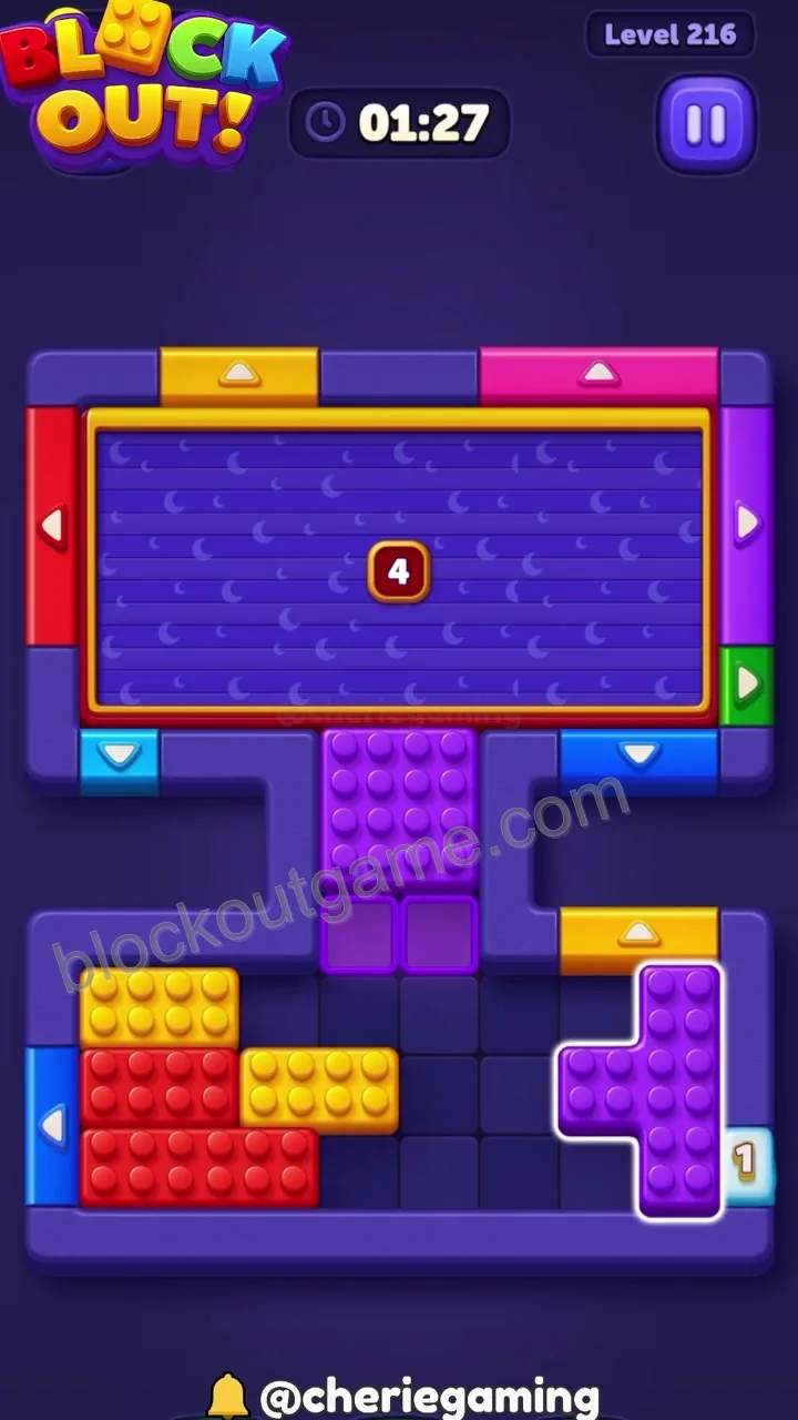 Block Out Level 216 step 5