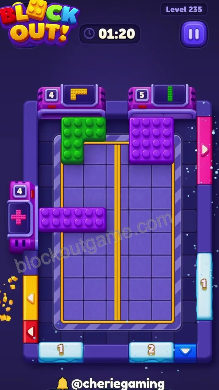 Block Out Level 235 step 3