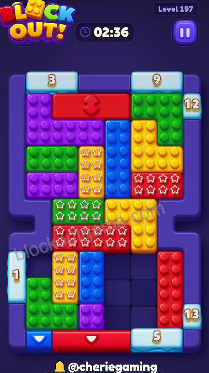 Block Out Level 197 step 3