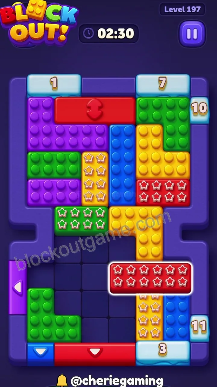 Block Out Level 197 step 4