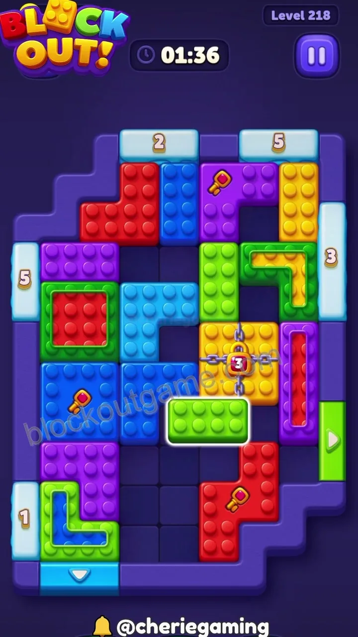 Block Out Level 218 step 3