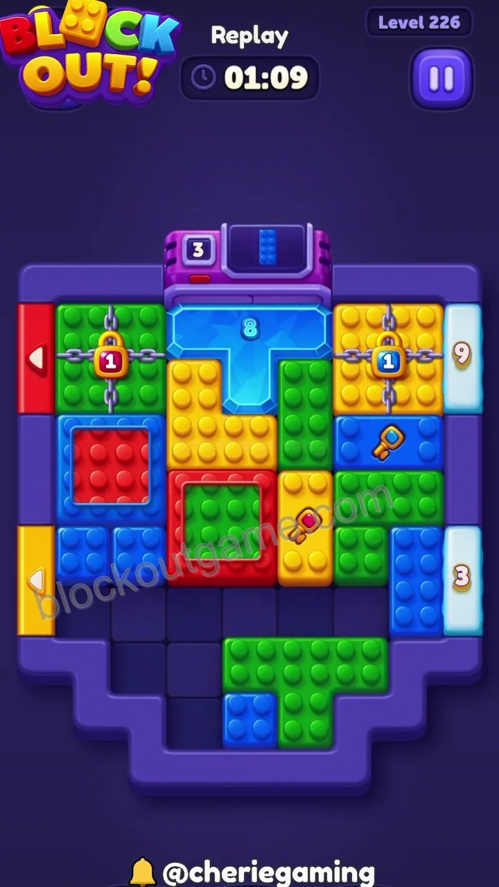 Block Out Level 226 step 7