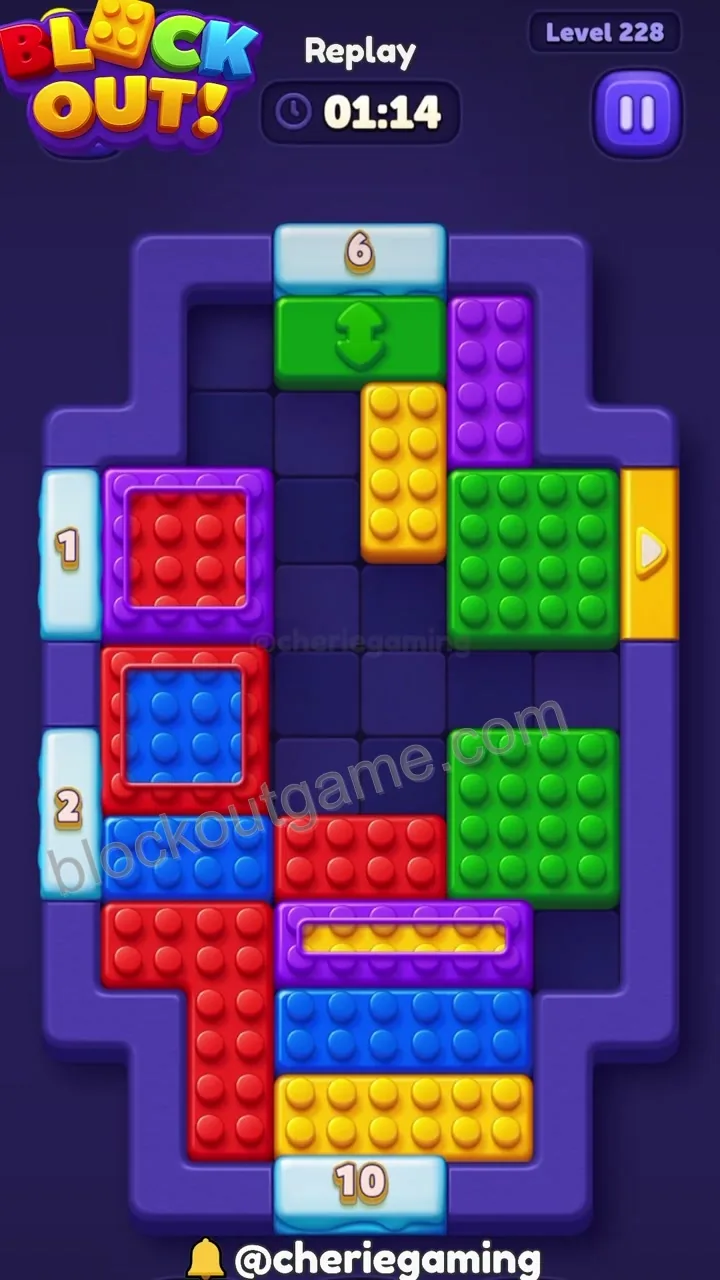 Block Out Level 228 step 7