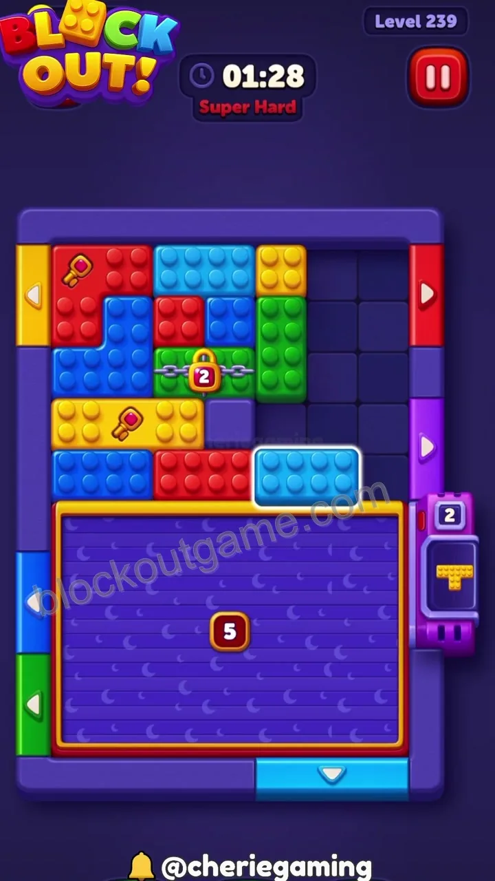 Block Out Level 239 step 4