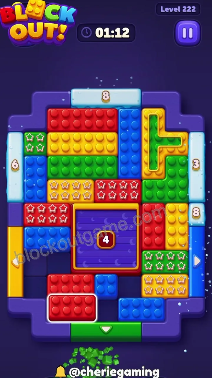 Block Out Level 222 step 4