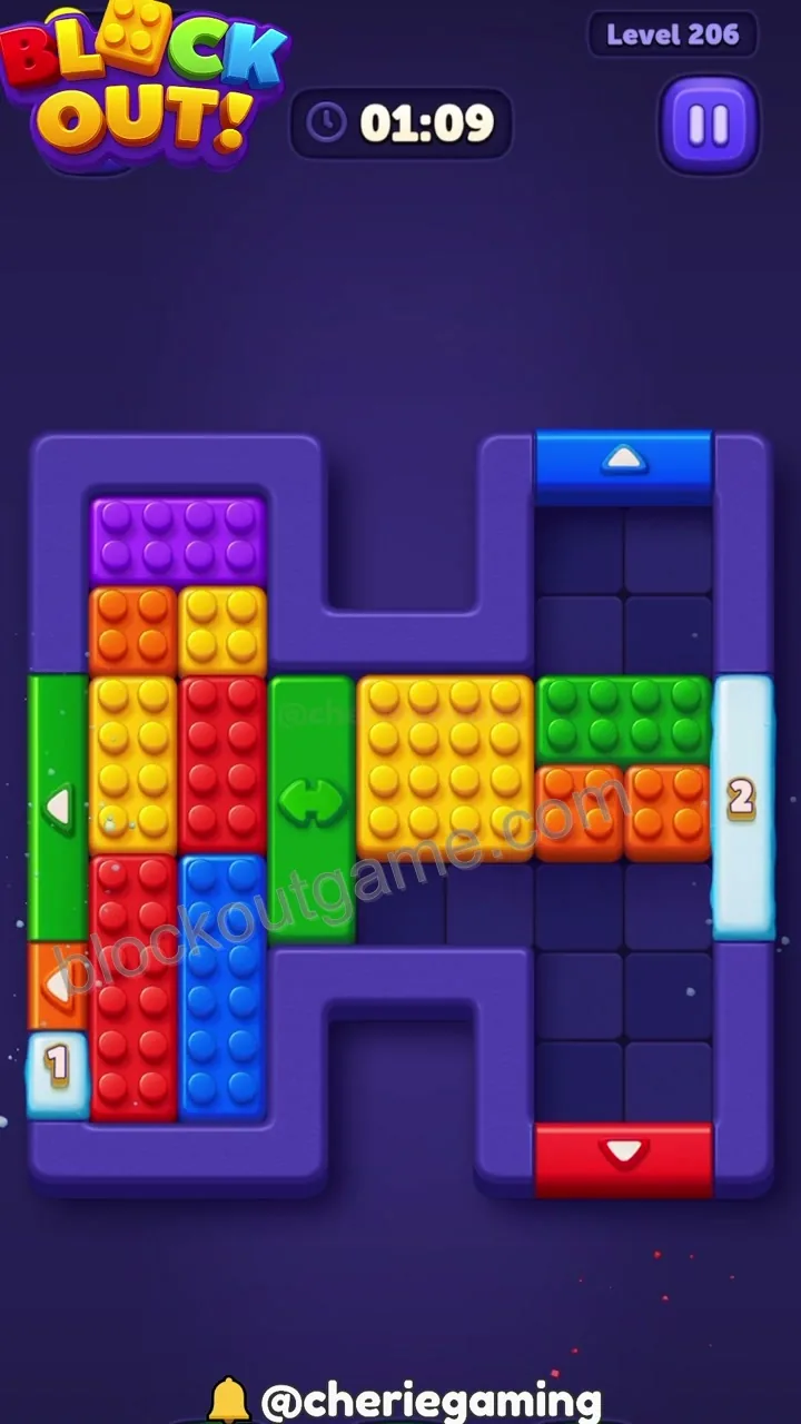 Block Out Level 206 step 5