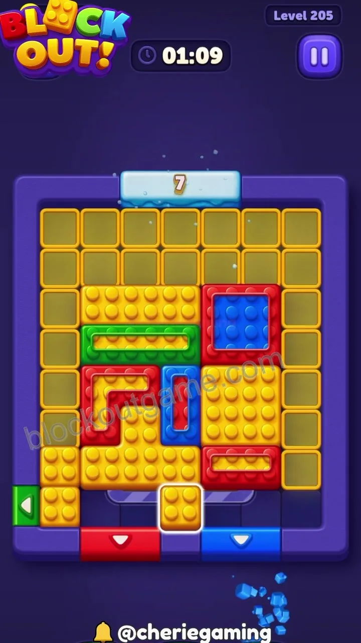 Block Out Level 205 step 4