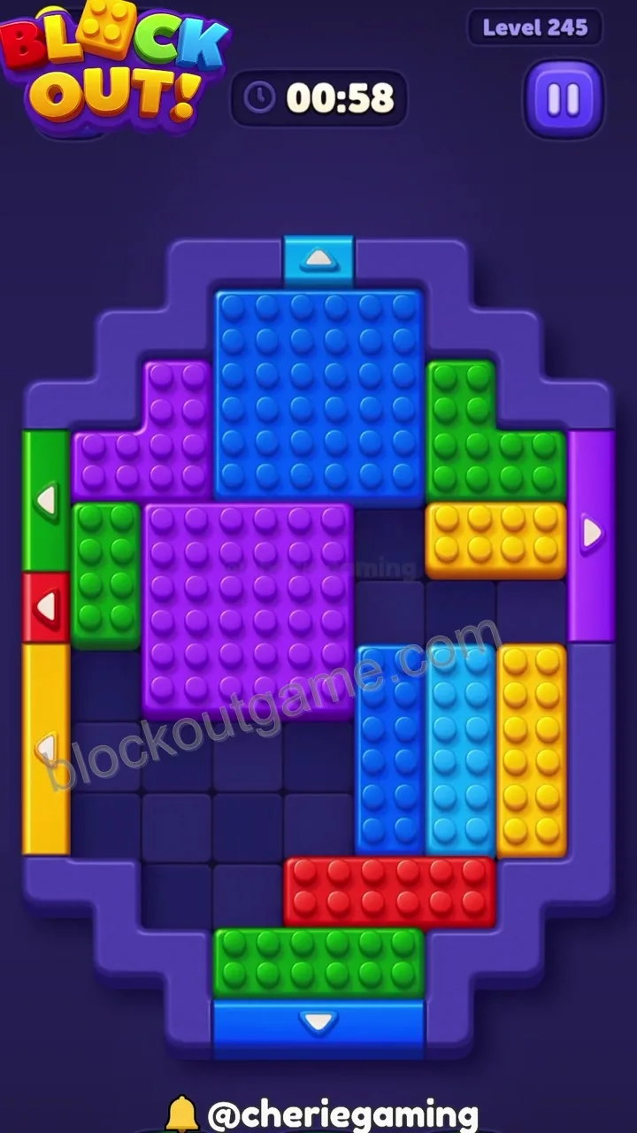 Block Out Level 245 step 5