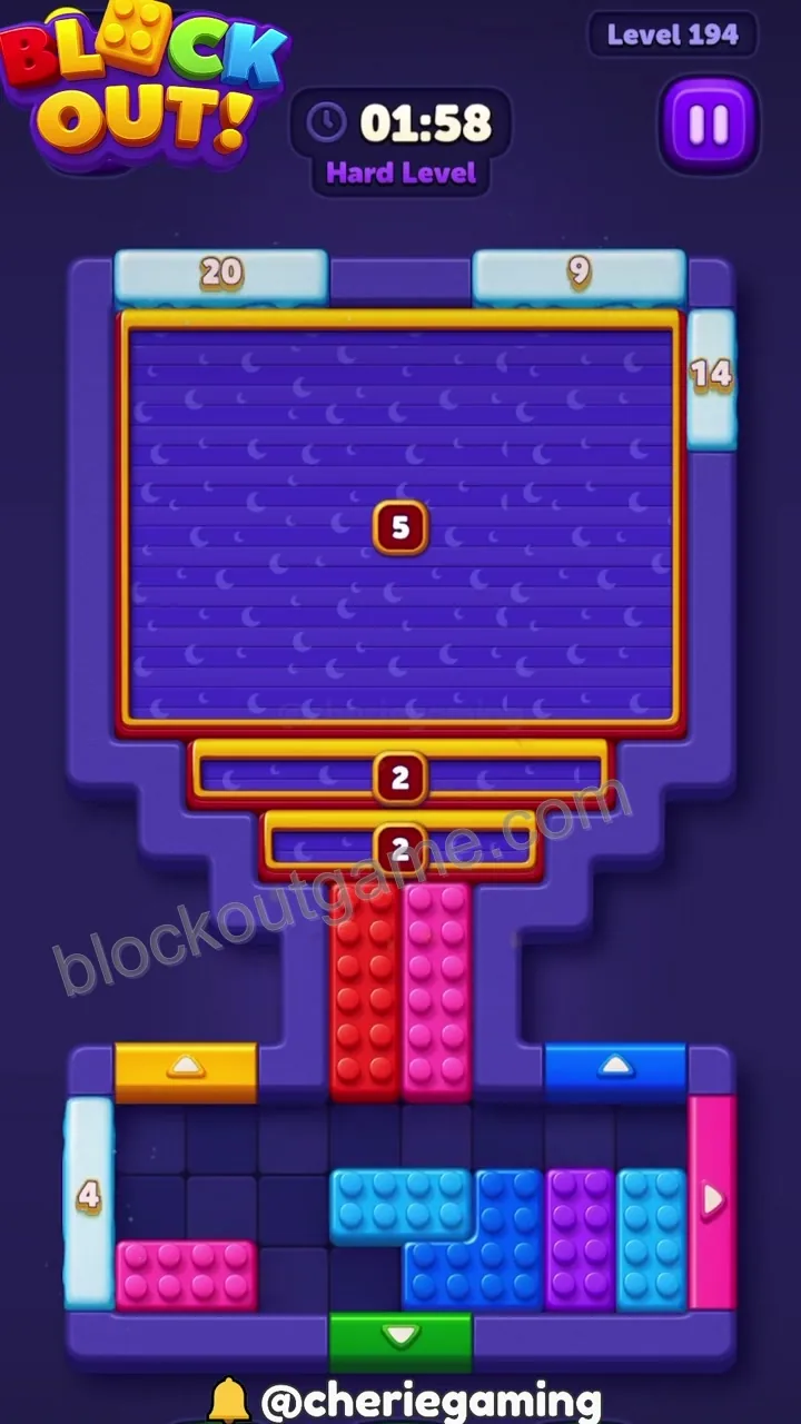 Block Out Level 194 step 4
