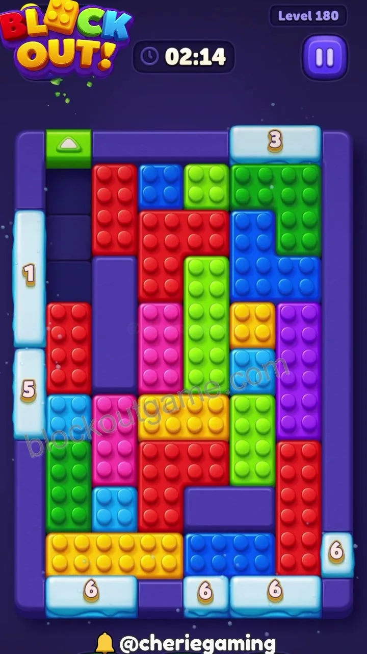 Block Out Level 180 step 2
