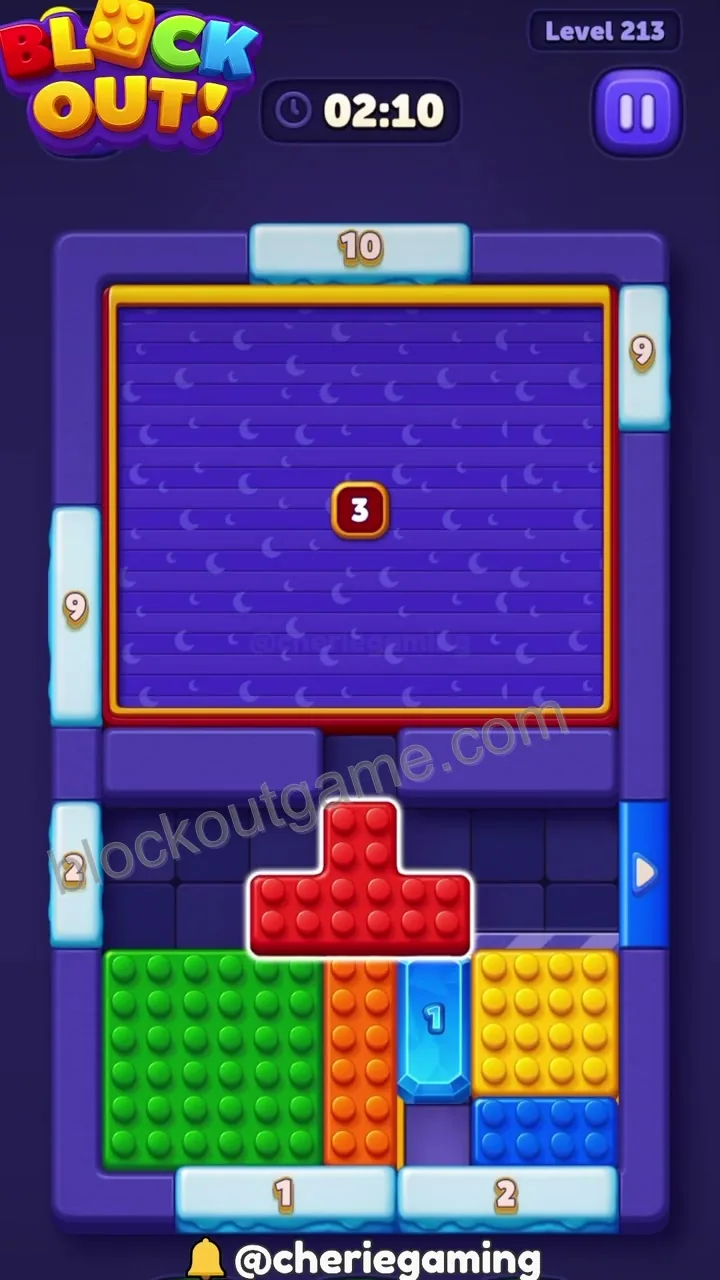 Block Out Level 213 walkthrough preview