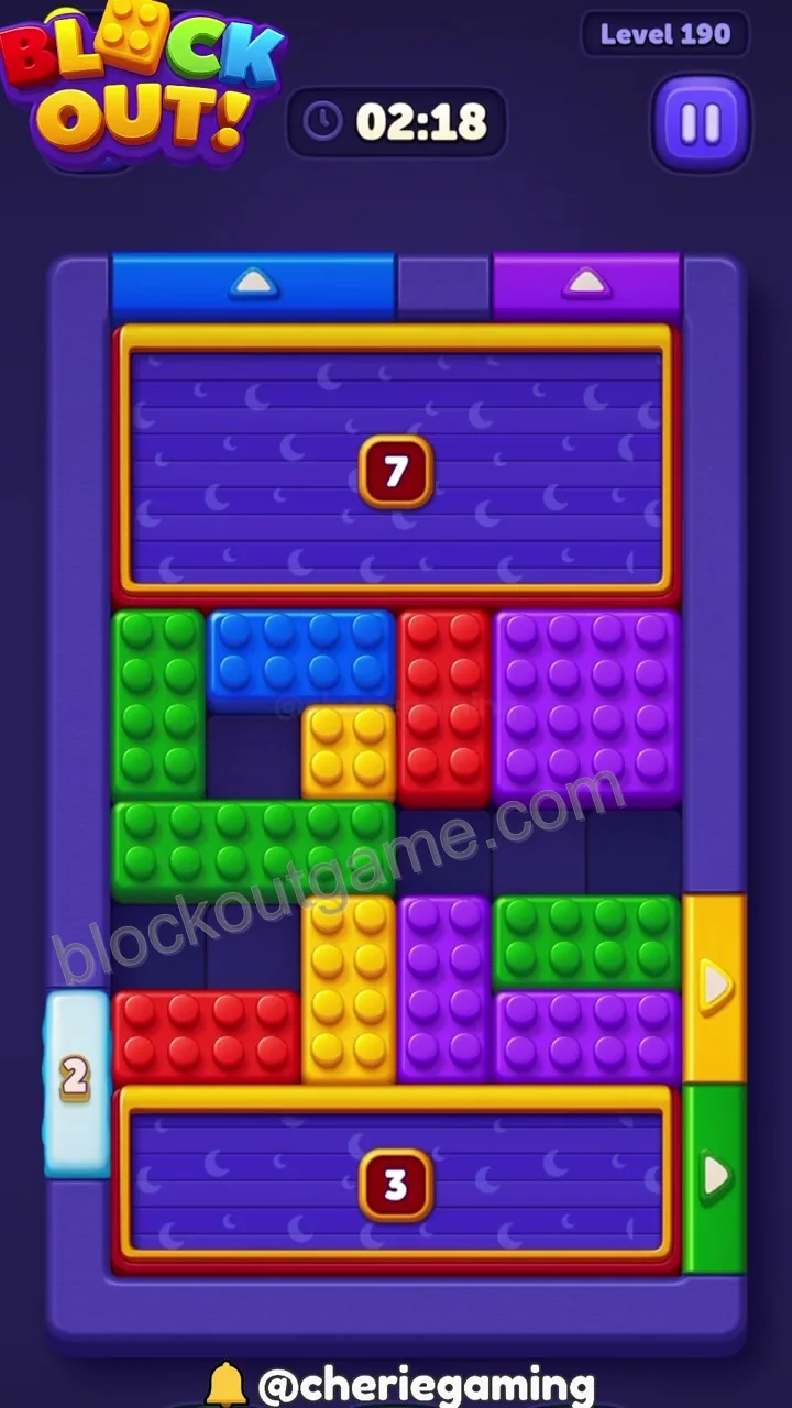 Block Out Level 190 step 4