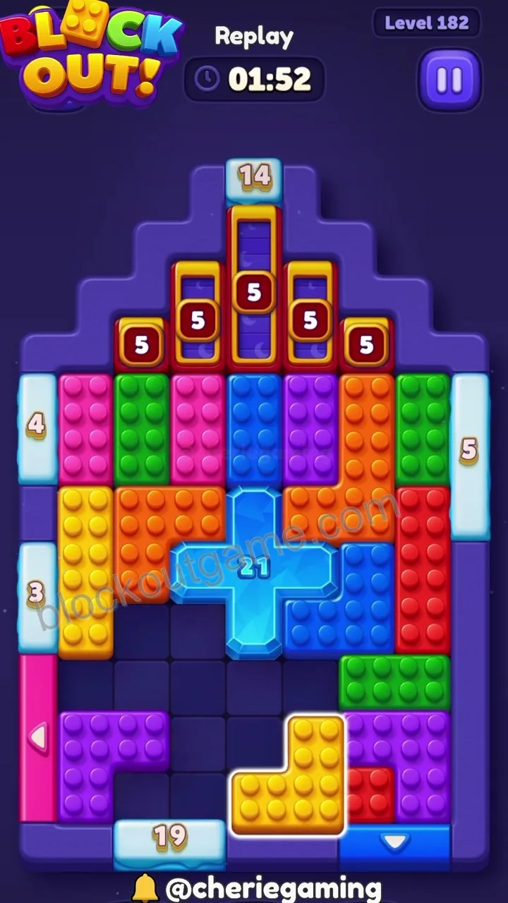 Block Out Level 182 step 7
