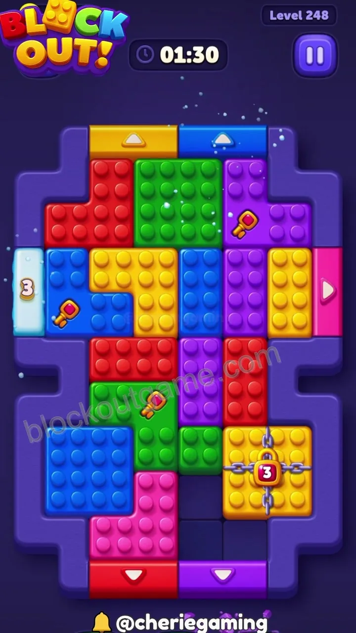 Block Out Level 248 step 2