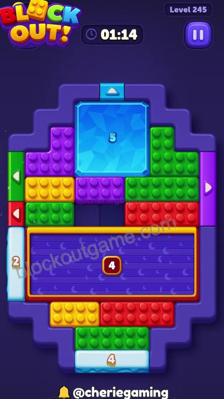 Block Out Level 245 step 2