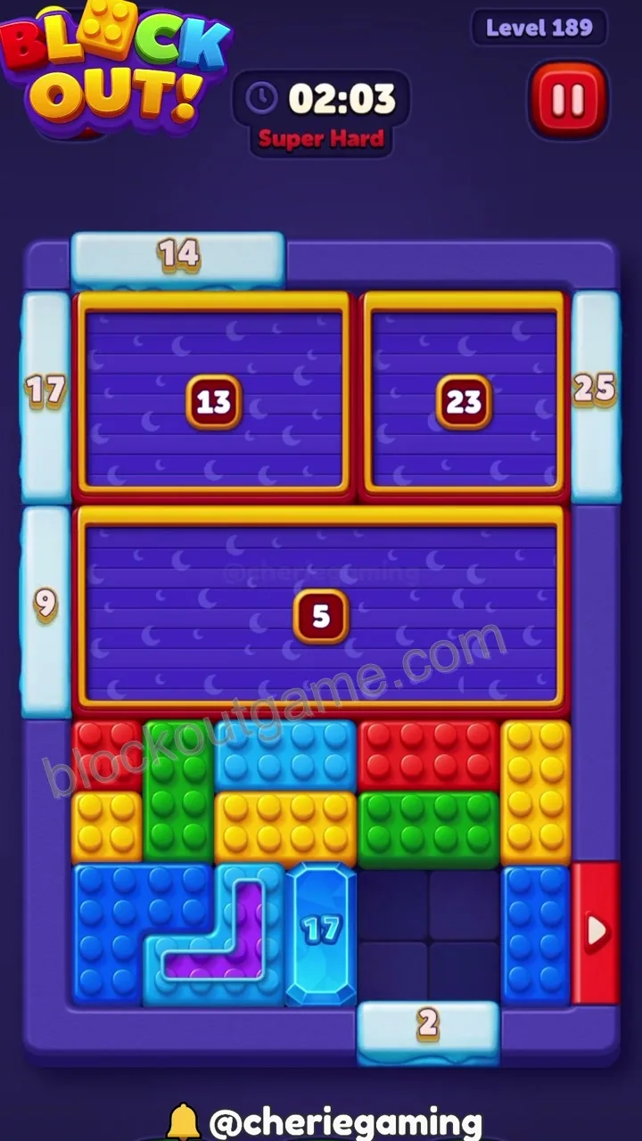 Block Out Level 189 step 2