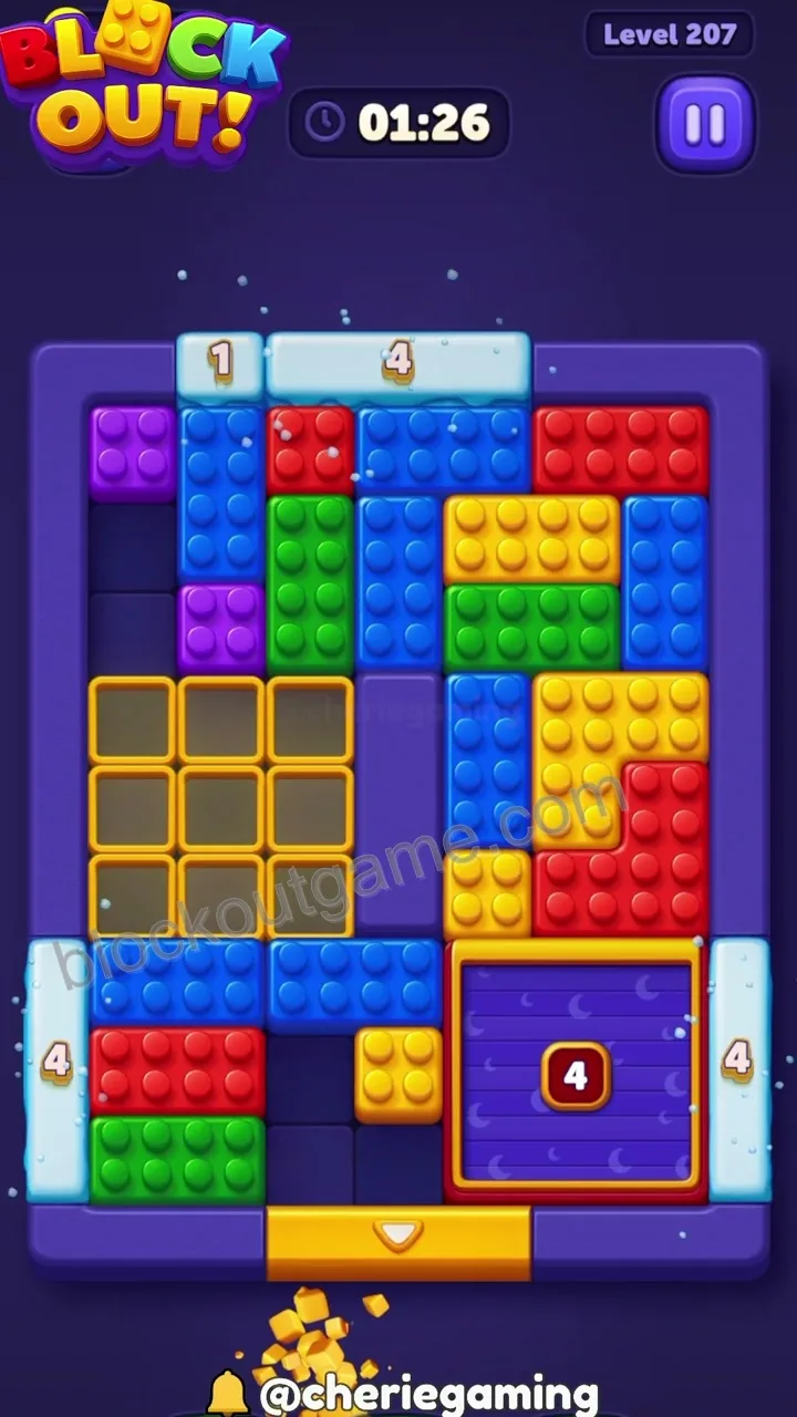 Block Out Level 207 step 4