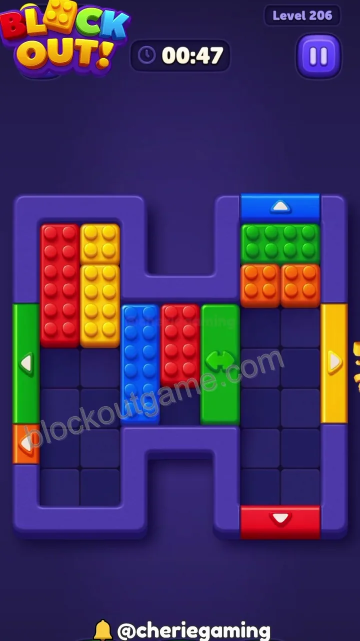 Block Out Level 206 step 7