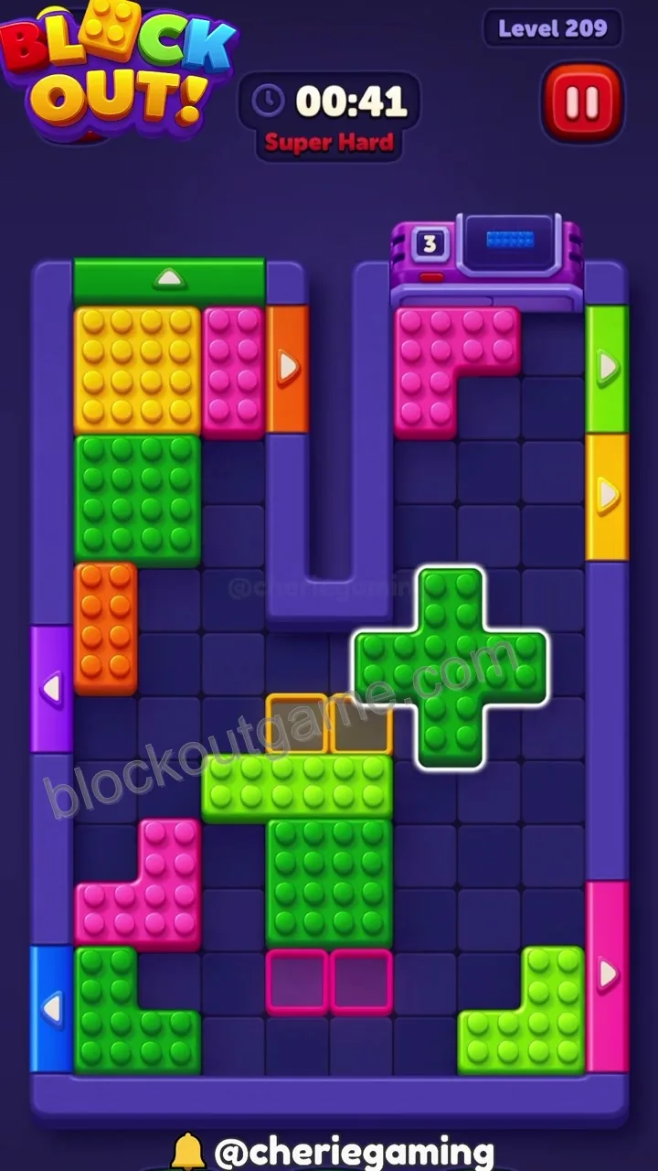 Block Out Level 209 step 6