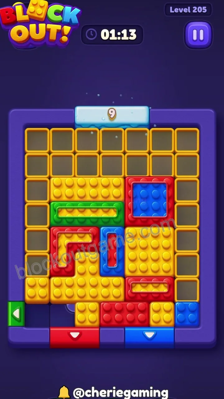 Block Out Level 205 step 2