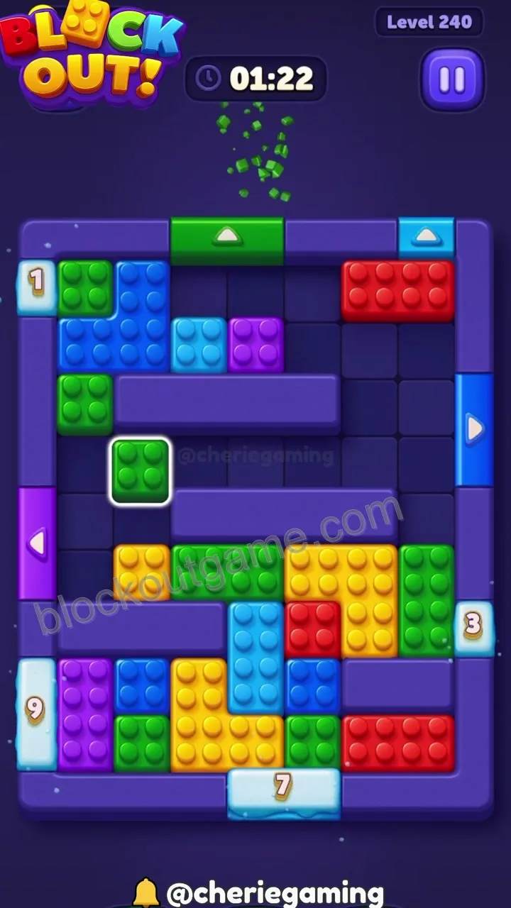 Block Out Level 240 step 6